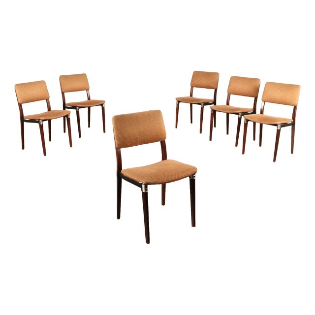 Model S82 Dining Chairs by E. Gerli for Tecno, Italy, 1960s, Set of 6 For Sale