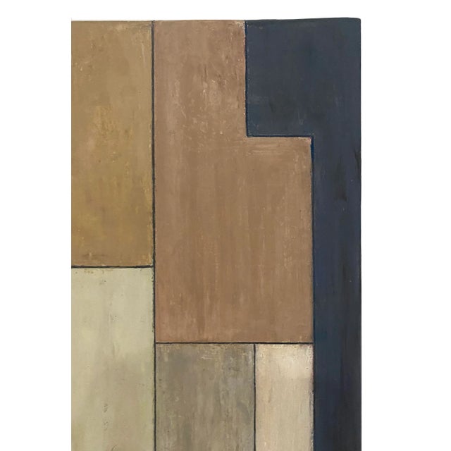 Contemporary Abstract Geometric Oil Painting by Stephen Cimini For Sale In New York - Image 6 of 10