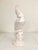 1950s 1950s White Ceramic Cockatoo Bird Sculpture For Sale - Image 5 of 9