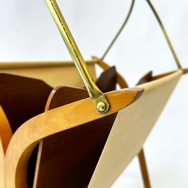 Metal Mid-Century Newspaper Stand, 1950s For Sale - Image 7 of 10