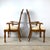 Brown Pair of Vintage Provincial Walnut & Cane High-Back Armchairs With Burlwood Crest For Sale - Image 8 of 18