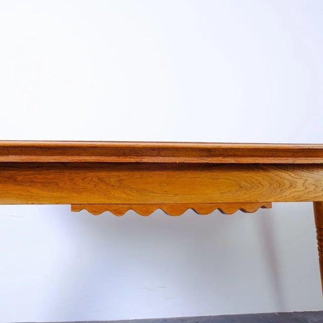 Tan Dining Table, 1950s For Sale - Image 8 of 13