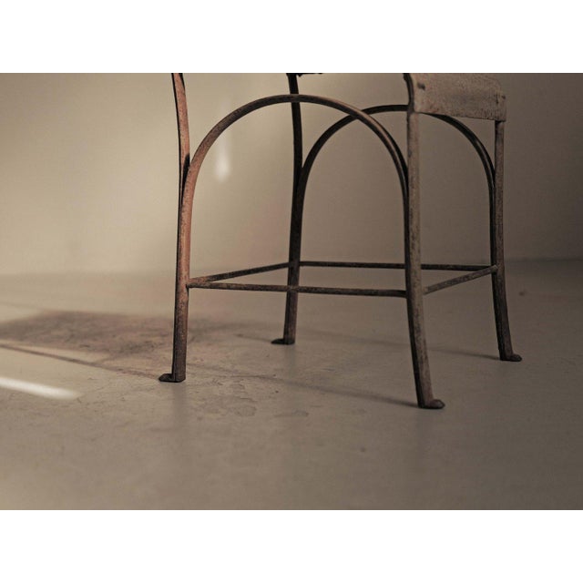 Riveted Steel and Patinated Sheet Metal Chairs, 1920, Set of 2 For Sale - Image 12 of 18