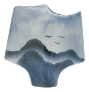 Sculptural Vase by Solange Garotte and Bernard Prigent for Virebent, 1975