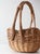 Brown Vintage Willow Gathering Basket For Sale - Image 8 of 12