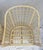 Cream 1980's Rattan Lattice Barrel Lounge Chairs With Chinoiserie Cushions in the Style of Ficks Reed a Pair For Sale - Image 8 of 16