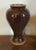 Antique Early 20th Century Japanese Brown Speckled Glaze Baluster Shape Porcelain Vase For Sale - Image 9 of 17
