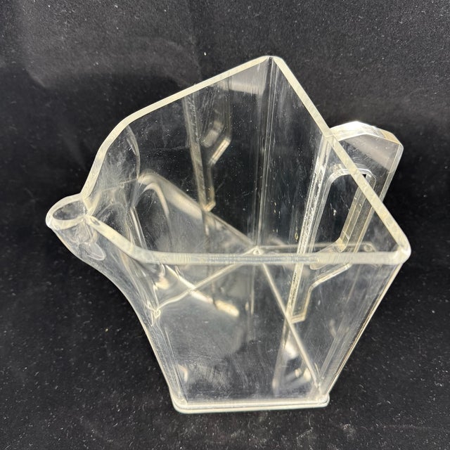 1960s Mid Century Hj Stotter Style Lucite/Acrylic Pitcher For Sale - Image 10 of 11