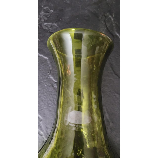Rare Blenko Butterfly Vase 2006 For Sale - Image 11 of 11
