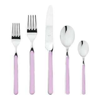 Mepra Fantasia 5-Piece Flatware Set, Lilac For Sale