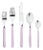 Mepra Fantasia 5-Piece Flatware Set, Lilac For Sale