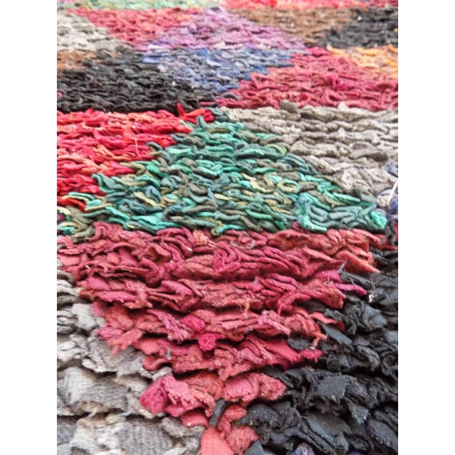 Long Cotton Rug in the style of Missoni, 1960s For Sale - Image 6 of 9
