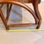 Vintage Faux Bamboo Glass Display Cabinet For Sale - Image 9 of 10
