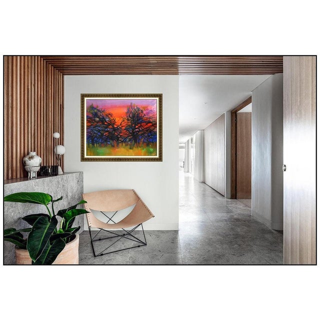 Message us to inquire about custom framing options! (Included for free with every purchase) The artwork here, "Soir...