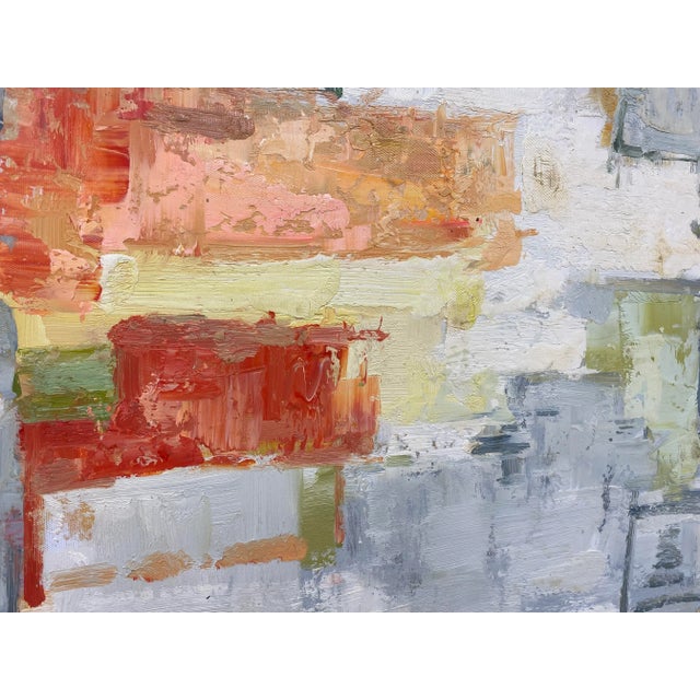 Wood Contemporary Abstract Original Oil Painting For Sale - Image 7 of 12