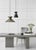 Modern Chapman & Myers for Visual Comfort Signature Alborg Large Stacked Pendant in Antique Nickel with Antique Nickel Shade For Sale - Image 3 of 4