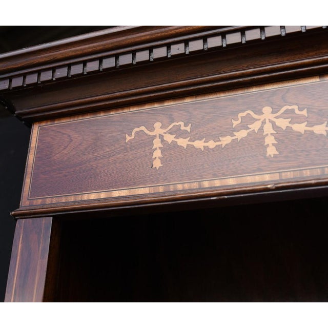 Sheraton Open Front Bookcase Inlay For Sale - Image 4 of 14