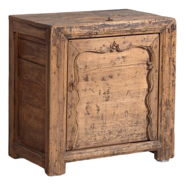 Low Chinese Shanxi Side Cabinet in Elm For Sale