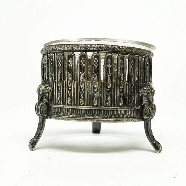 Empire Salt Holder, France, 1900s For Sale - Image 6 of 7