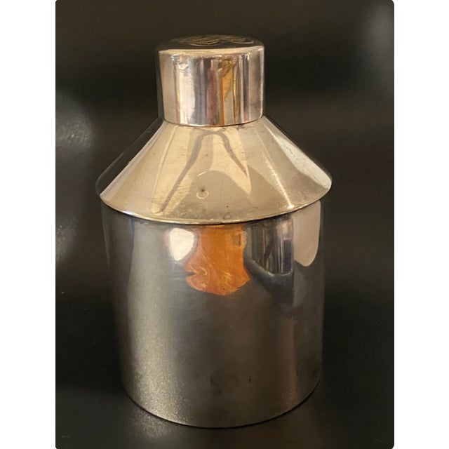 Mid-Century Modern 1950s Mid Century Modern Gorham Sterling Soldered Tea Caddy For Sale - Image 3 of 8