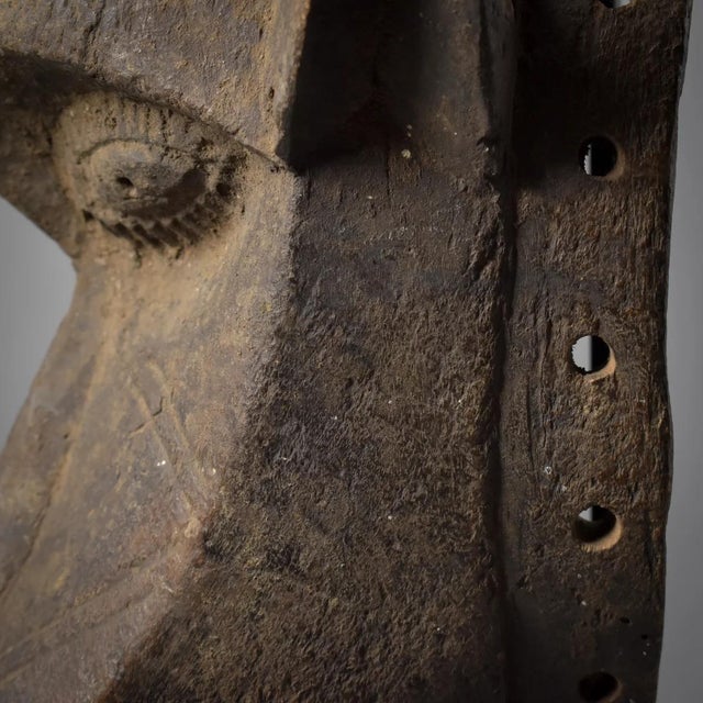 Brown Early 20th Century Gurunsi Baboon Animalistic Mask Burkina Faso For Sale - Image 8 of 12