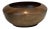 Artist Signed Black Walnut Wooden Bowl For Sale