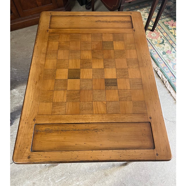Brown Rare Game Table by De Bournais For Sale - Image 8 of 15