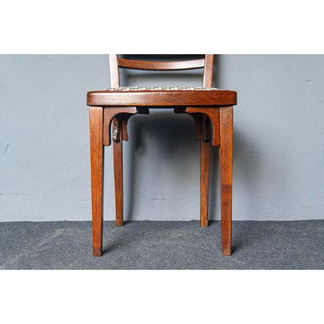 Art Nouveau No. 715 Chair by Gustav Siegel for J.&J. Kohn, Vienna, Austria, Early 20th Century For Sale - Image 10 of 18