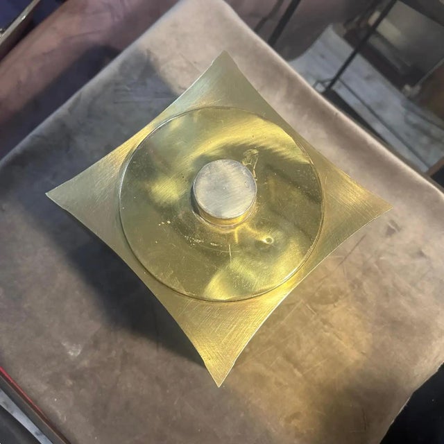 1970s Mid-Century Modern Brass and Silver Plated Italian Ice Bucket For Sale - Image 15 of 16