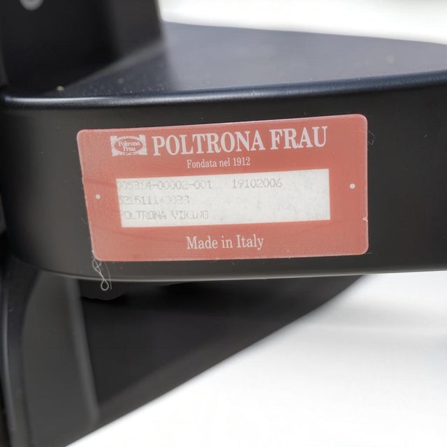 Viking Lounge Chair in Leather by Sigurd Resell for Poltrona Frau, 1970s For Sale - Image 12 of 18