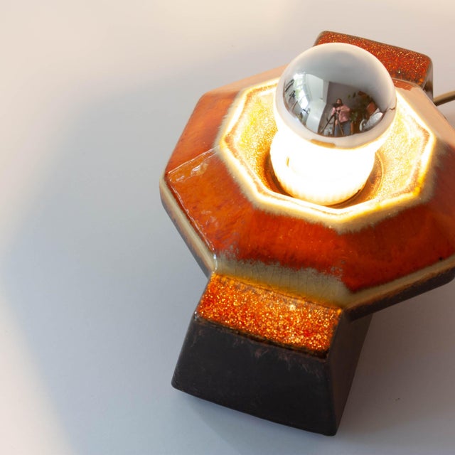 Vintage Ceramic Sconces attributed to Pan Hustadt Leuchten, 1970s, Set of 2 For Sale - Image 12 of 18