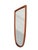 - Frame made of solid Teak in organic shield-like shape. Good quality Danish joinery. - Not signed but probably made by ES...