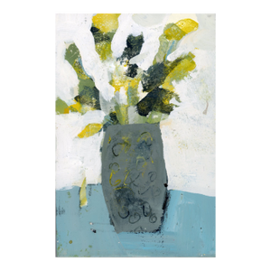 Soft Modernist Abstract Floral Original Painting