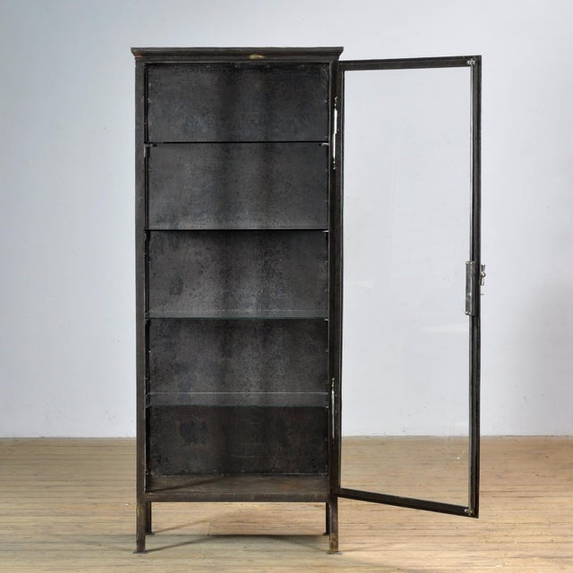 Iron Medical Cabinet, 1910s For Sale - Image 4 of 15