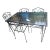 Vintage Wrought Iron Patio Dining Set, 5 Pieces For Sale