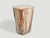 "Impressive rare coral tone high quality petrified wood side table. It’s fascinating how Mother Nature produces these...