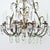 Late 19th Century French Brass Chandelier with Clear & Green Crystals For Sale In Baton Rouge - Image 6 of 17