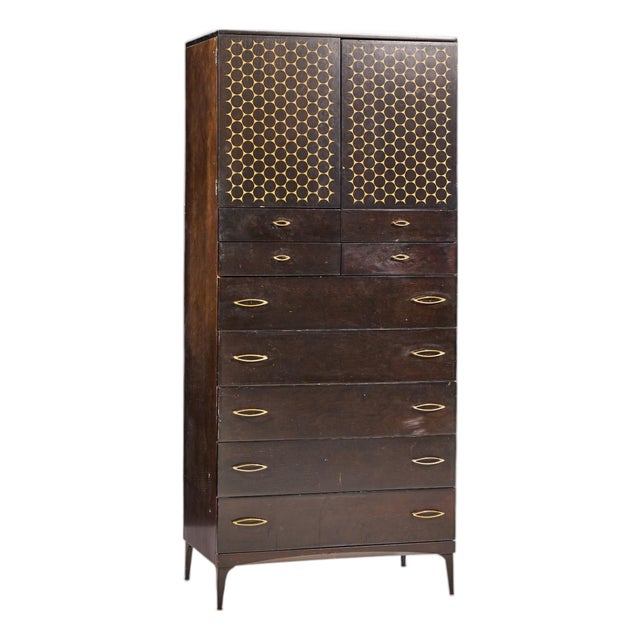 Heywood Wakefield Contessa Mid Century Armoire For Sale
