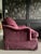 1980s 1980s Vintage Velvet Ethan Allen English Roll Armchair For Sale - Image 5 of 9
