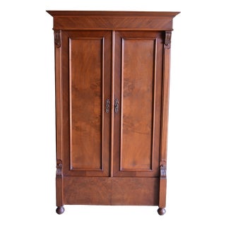 Antique Art Deco Cabinet in Mahogany, 1890s For Sale