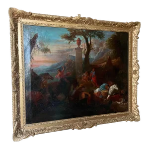 18th Century Painting Oil on Canvas