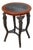 Mid-Century Egyptian Revival Style Round Stone-Top Accent Table With Sculptural Winged Griffins. For Sale