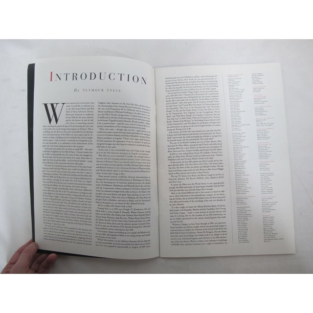 1990s Rock & Roll Hall of Fame 10th Annual 1995 Program Book Led Zeppelin Neil Young For Sale - Image 5 of 6