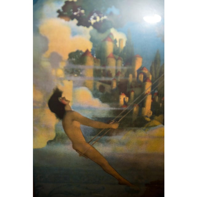 Maxfield Parrish "Dinky Bird" lithograph, early 20th century. From the 1904 "Poems of Childhood." Dimensions: 14 3/4"H x...
