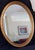 Elevate your interior with this elegant vintage LaBarge oval wall mirror, a timeless decorative piece known for its...