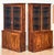 Early 20th Century English Two-Tiered Glass Front Bookcases of Figured Wood - Two Available For Sale - Image 5 of 17