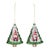 Add a touch of holiday magic to your Christmas tree with this charming Set of Glass Gnome in Tree Ornaments. Each ornament...
