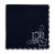 Traditional Deborah Rhodes Lotus Corner Napkin, Navy, Set of 4 For Sale - Image 3 of 3