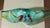 Glass Viz Art Glass Green Fan Sculptural Blown Glass Vessel For Sale - Image 7 of 10
