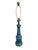 The product is a vintage Mid-Century Modern turquoise blue Bitossi table lamp made of Italian pottery. This original piece...